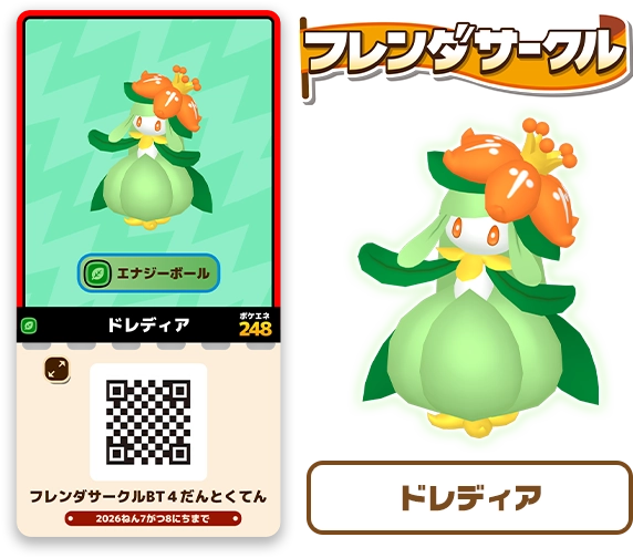 フレンダサークルとくてん サポートポケモンチケット